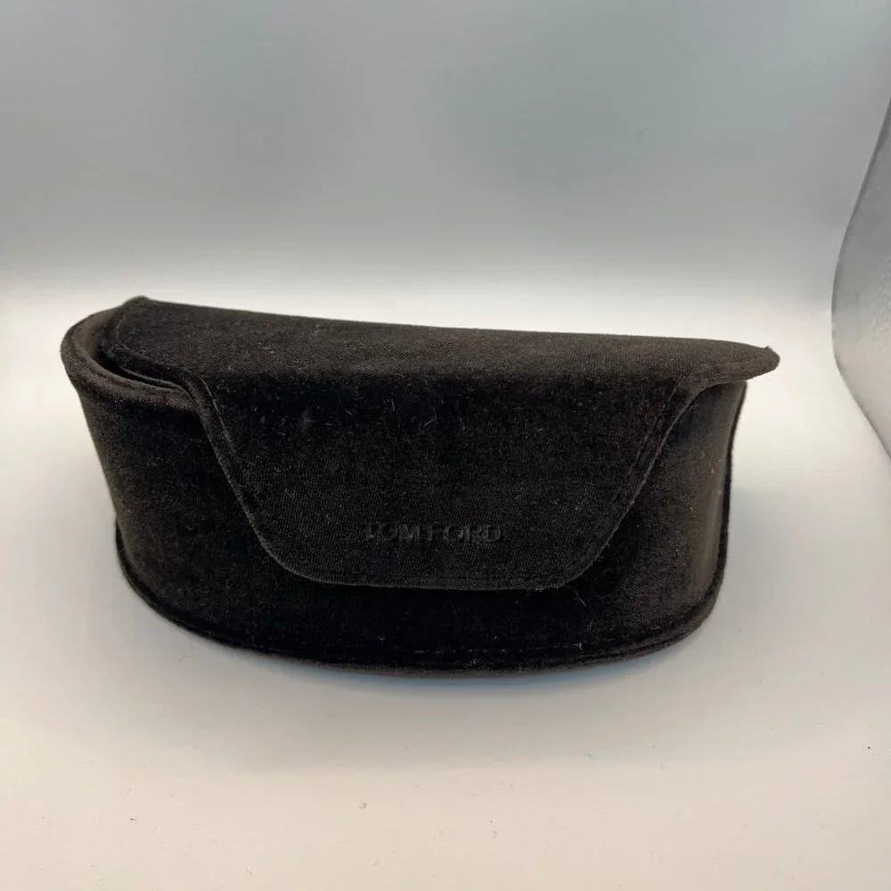 Tom Ford Chocolate Brown Velvet Empty Sunglasses Case